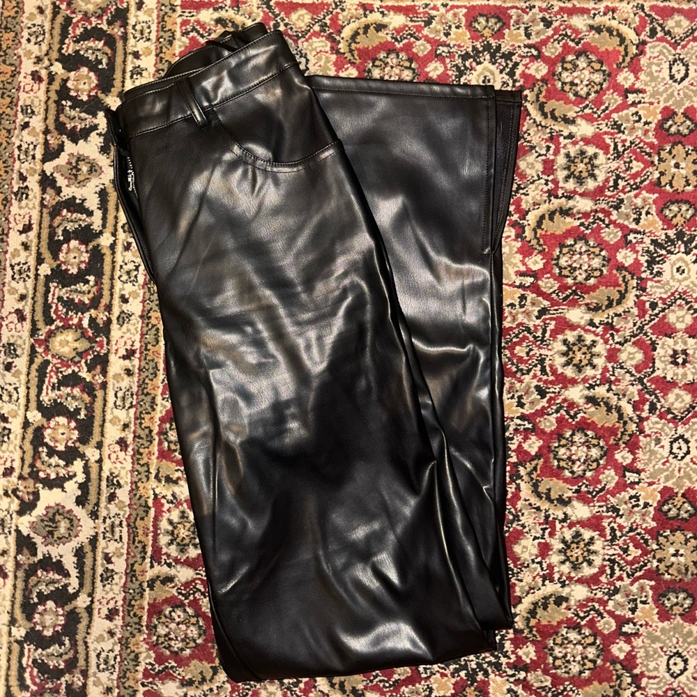 Faux Leather Pants